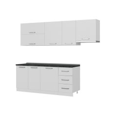 Minar 255 Cm Mutfak Dolabı Beyaz 255-B7