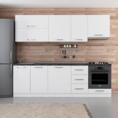 Minar 255 Cm Mutfak Dolabı Beyaz 255-B8