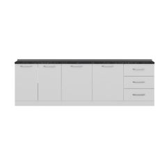 Minar 270 Cm Mutfak Dolabı Beyaz 270-B1-Alt Modül