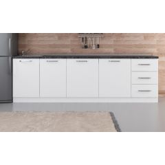 Minar 270 Cm Mutfak Dolabı Beyaz 270-B2-Alt Modül