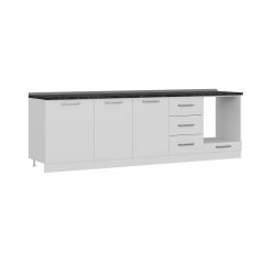 Minar 270 Cm Mutfak Dolabı Beyaz 270-B3-Alt Modül