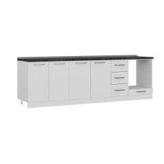 Minar 270 Cm Mutfak Dolabı Beyaz 270-B6-Alt Modül