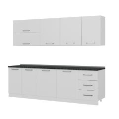 Minar 260 Cm Mutfak Dolabı Beyaz 260-B1