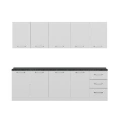 Minar 260 Cm Mutfak Dolabı Beyaz 260-B2