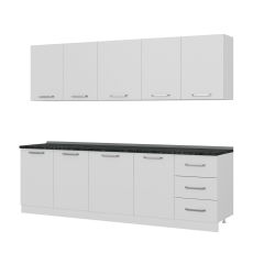 Minar 260 Cm Mutfak Dolabı Beyaz 260-B2