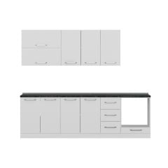 Minar 260 Cm Mutfak Dolabı Beyaz 260-B3