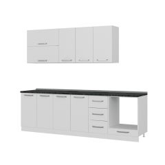 Minar 260 Cm Mutfak Dolabı Beyaz 260-B3