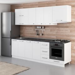 Minar 260 Cm Mutfak Dolabı Beyaz 260-B5