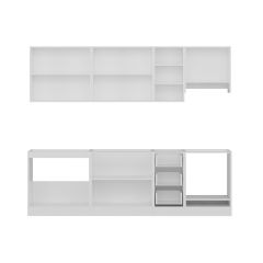 Minar 260 Cm Mutfak Dolabı Beyaz 260-B5