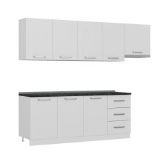 Minar 260 Cm Mutfak Dolabı Beyaz 260-B7