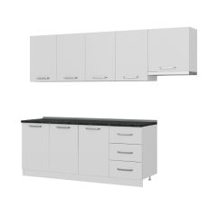 Minar 260 Cm Mutfak Dolabı Beyaz 260-B7