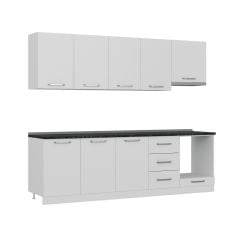 Minar 260 Cm Mutfak Dolabı Beyaz 260-B8