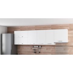 Minar 275 Cm Mutfak Dolabı Beyaz 275-B4-Üst Modül