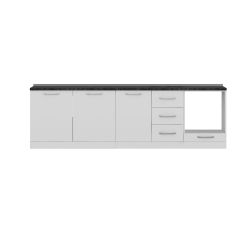 Minar 275 Cm Mutfak Dolabı Beyaz 275-B6-Alt Modül