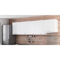 Minar 275 Cm Mutfak Dolabı Beyaz 275-B7-Üst Modül