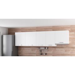 Minar 275 Cm Mutfak Dolabı Beyaz 275-B8-Üst Modül