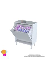 Sare 65 cm Beyaz Sepetli Banyo Dolabı,Mutfak Dolabı 65x75x32,5 cm Oyuncak Sepeti Çok Amaçlı Dolap