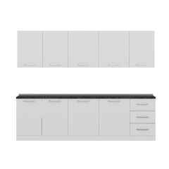 Minar 270 Cm Mutfak Dolabı Beyaz 270-B2