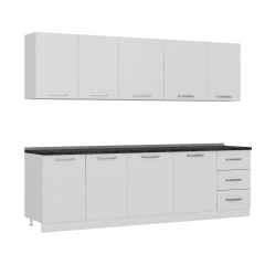 Minar 270 Cm Mutfak Dolabı Beyaz 270-B2