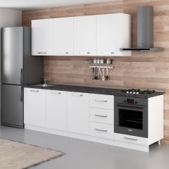 Minar 270 Cm Mutfak Dolabı Beyaz 270-B3