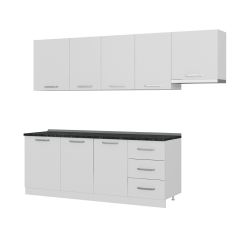 Minar 270 Cm Mutfak Dolabı Beyaz 270-B4