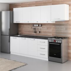 Minar 270 Cm Mutfak Dolabı Beyaz 270-B4