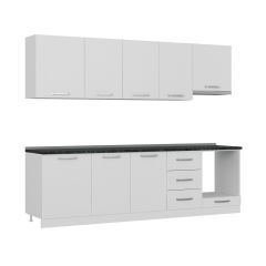 Minar 270 Cm Mutfak Dolabı Beyaz 270-B5