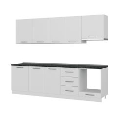 Minar 270 Cm Mutfak Dolabı Beyaz 270-B5