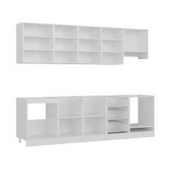 Minar 270 Cm Mutfak Dolabı Beyaz 270-B5