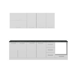 Minar 270 Cm Mutfak Dolabı Beyaz 270-B6