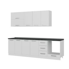 Minar 270 Cm Mutfak Dolabı Beyaz 270-B6