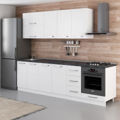 Minar 270 Cm Mutfak Dolabı Beyaz 270-B6