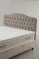 Vassi Baza+Başlık+Miray Gizli Pedli Yatak Bej