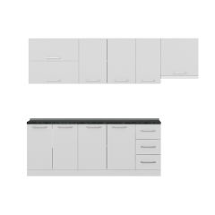 Minar 270 Cm Mutfak Dolabı Beyaz 270-B7