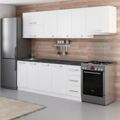 Minar 270 Cm Mutfak Dolabı Beyaz 270-B7