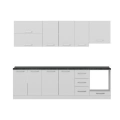 Minar 270 Cm Mutfak Dolabı Beyaz 270-B8