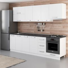 Minar 270 Cm Mutfak Dolabı Beyaz 270-B8