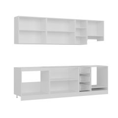 Minar 270 Cm Mutfak Dolabı Beyaz 270-B8