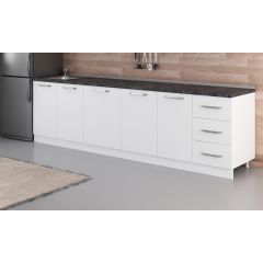 Minar 290 Cm Mutfak Dolabı Beyaz 290-B1-Alt Modül