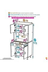Nordi 4 Kapak 2 Raflı Beyaz Dolap 70x173x32,5 cm Çekmeceli Çok Amaçlı Banyo/Mutfak Dolabı