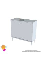 Sare 70 cm Beyaz Sepetli Banyo Dolabı,Mutfak Dolabı 70x75x32,5 cm Oyuncak Sepeti Çok Amaçlı Dolap