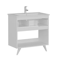 Minar Banyo Dolabı Alt 100Cm Ay2K1Ç+Etj Beyaz