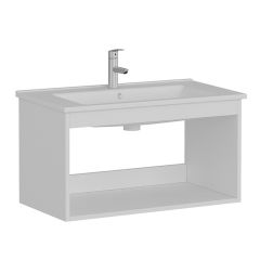 Minar Banyo Dolabı Alt 85Cm As2K+Etj Beyaz