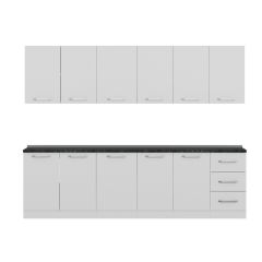 Minar 275 Cm Mutfak Dolabı Beyaz 275-B1