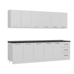 Minar 275 Cm Mutfak Dolabı Beyaz 275-B1