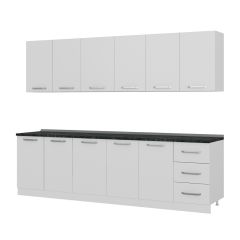 Minar 275 Cm Mutfak Dolabı Beyaz 275-B1