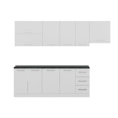 Minar 275 Cm Mutfak Dolabı Beyaz 275-B4