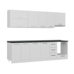 Minar 275 Cm Mutfak Dolabı Beyaz 275-B5