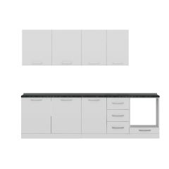 Minar 275 Cm Mutfak Dolabı Beyaz 275-B6