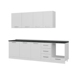 Minar 275 Cm Mutfak Dolabı Beyaz 275-B6